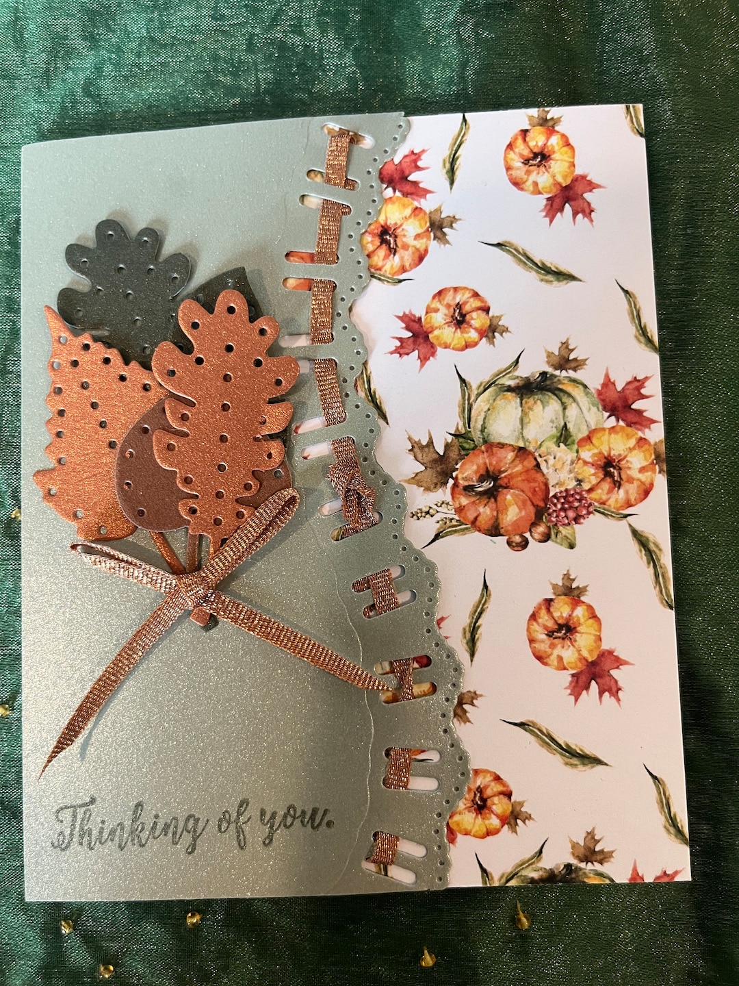 Handmade Fall Thinking of You Card - Etsy