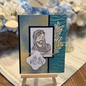 Carte de Pâques faite main de Jésus
