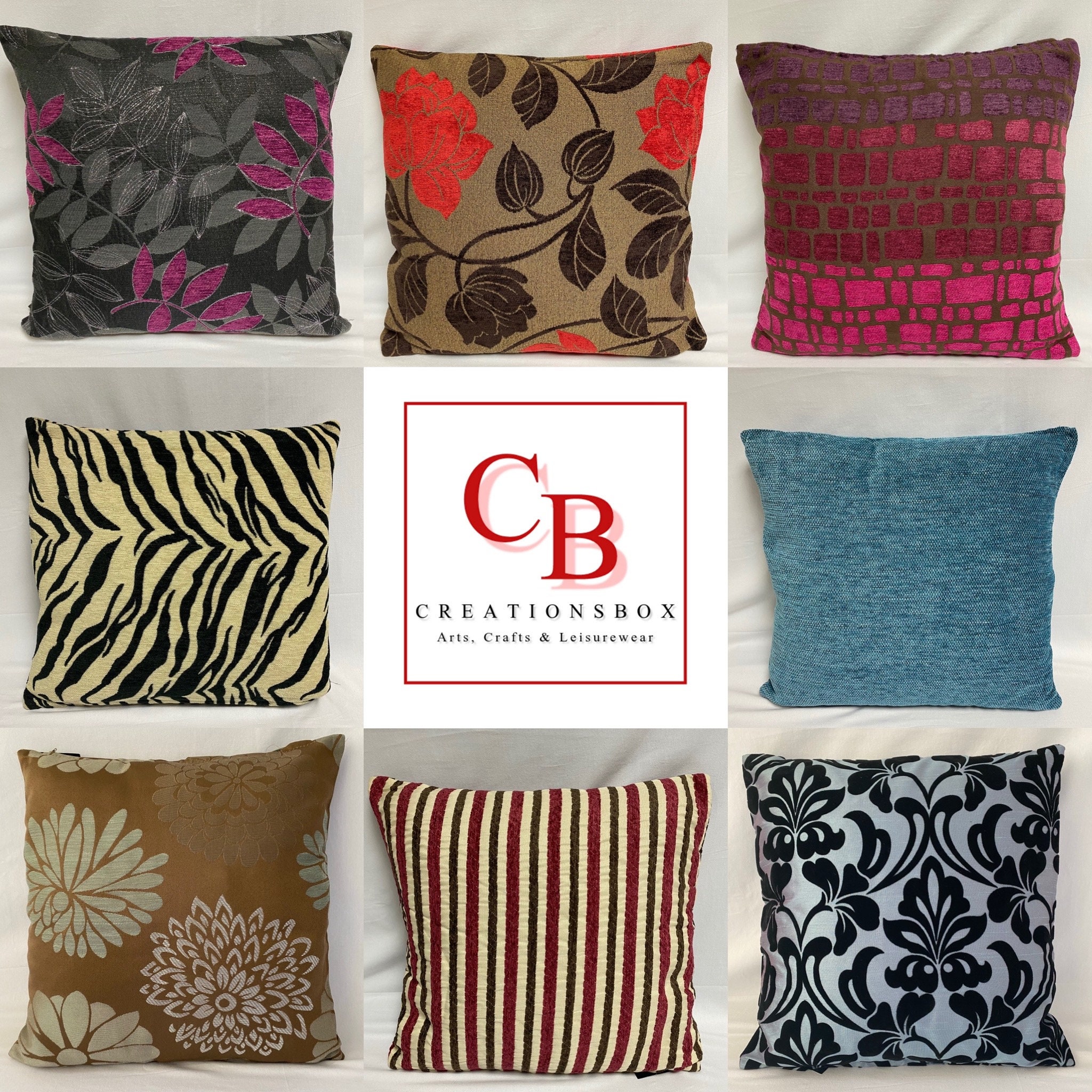 Luxury Decorative Sofa Settee Cushion Covers Multiple Designs Etsy