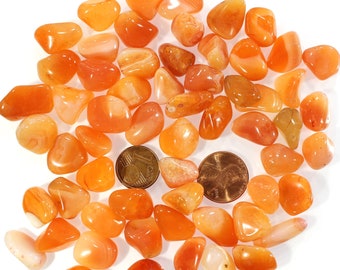 Cornelian, Brazil, price for 1 piece, nice tumbled stones