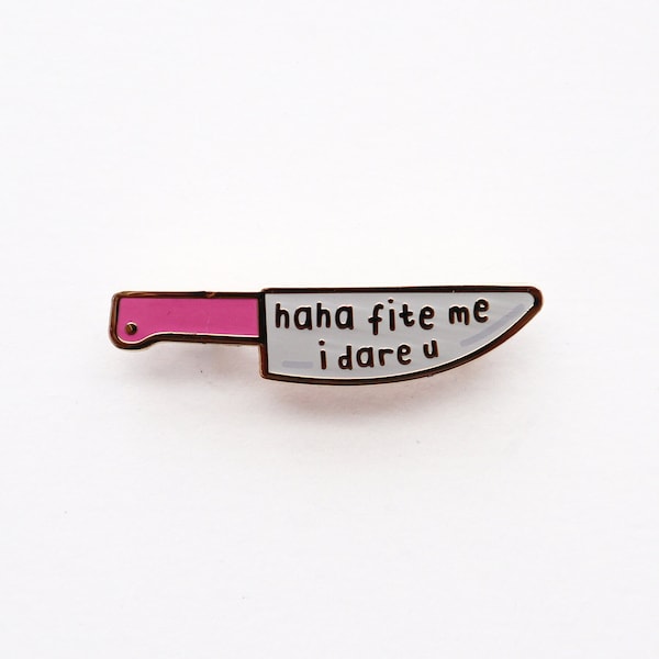 Fite Knife Enamel Pin