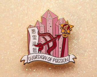 Guardian of Passion | Crystal Scout Series | Mars Ruby Hard Enamel Pin