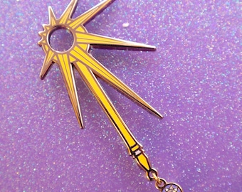 Clow Reed Wand | Magical Girl Essentials | Hard Enamel Pin