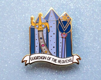 Guardian of The Heavens | Crystal Scout Series | Uranus Sodalite Hard Enamel Pin