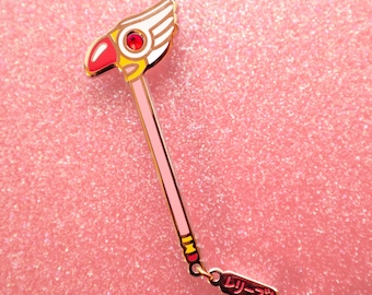 Sealing Wand | Magical Girl Essentials | Hard Enamel Pin