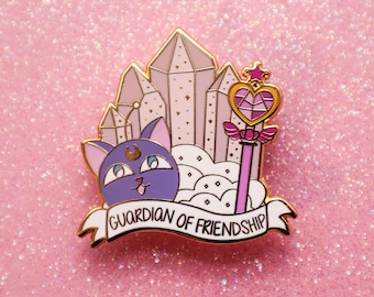Guardian of Friendship | Crystal Scout Series | Chibiusa Rose Quartz Hard Enamel Pin
