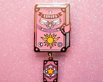 Sakura Book | Magical Girl Essentials | Hard Enamel Pin