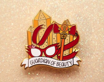 Guardian of Beauty | Crystal Scout Series | Venus Citrine Hard Enamel Pin