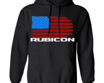 Rubicon American Flag Pullover Hoodie