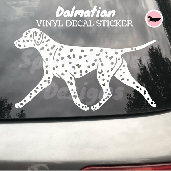 Dalmatian Dog Vinyl Decal / Bumper Sticker