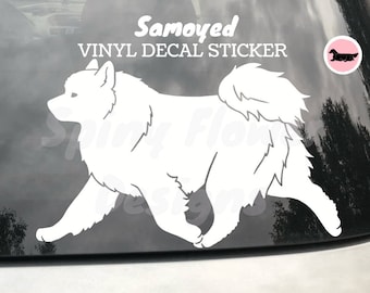 Samoyed Dog Vinyl Decal / Bumper Sticker