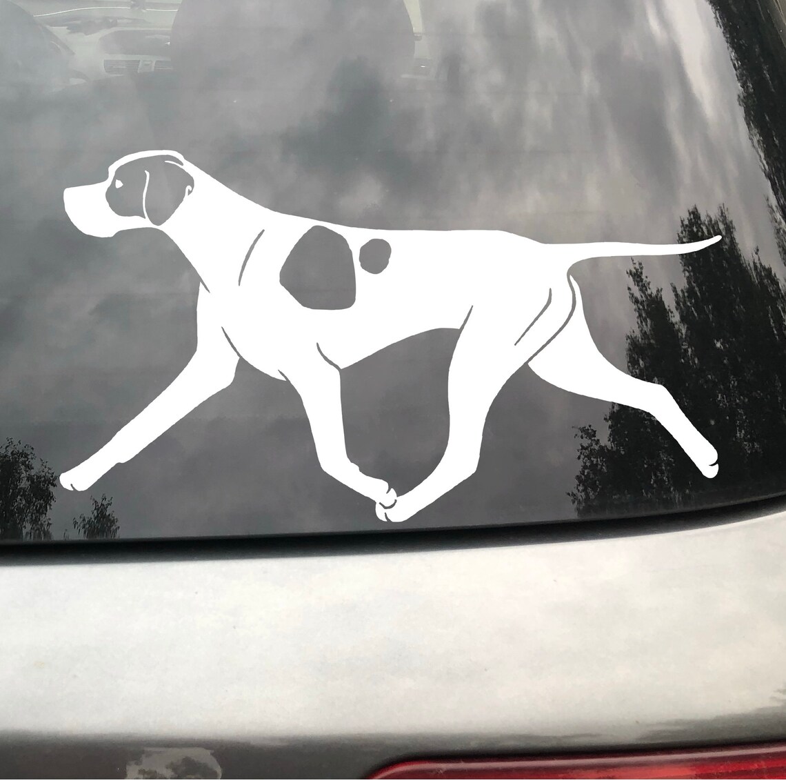 Pointer Dog Vinyl Decal / Bumper Sticker Etsy