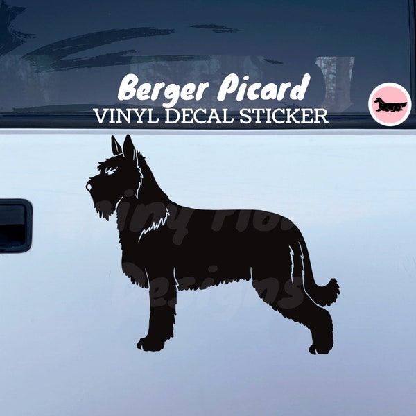 Berger Picard Dog Vinyl Decal / Bumper Sticker