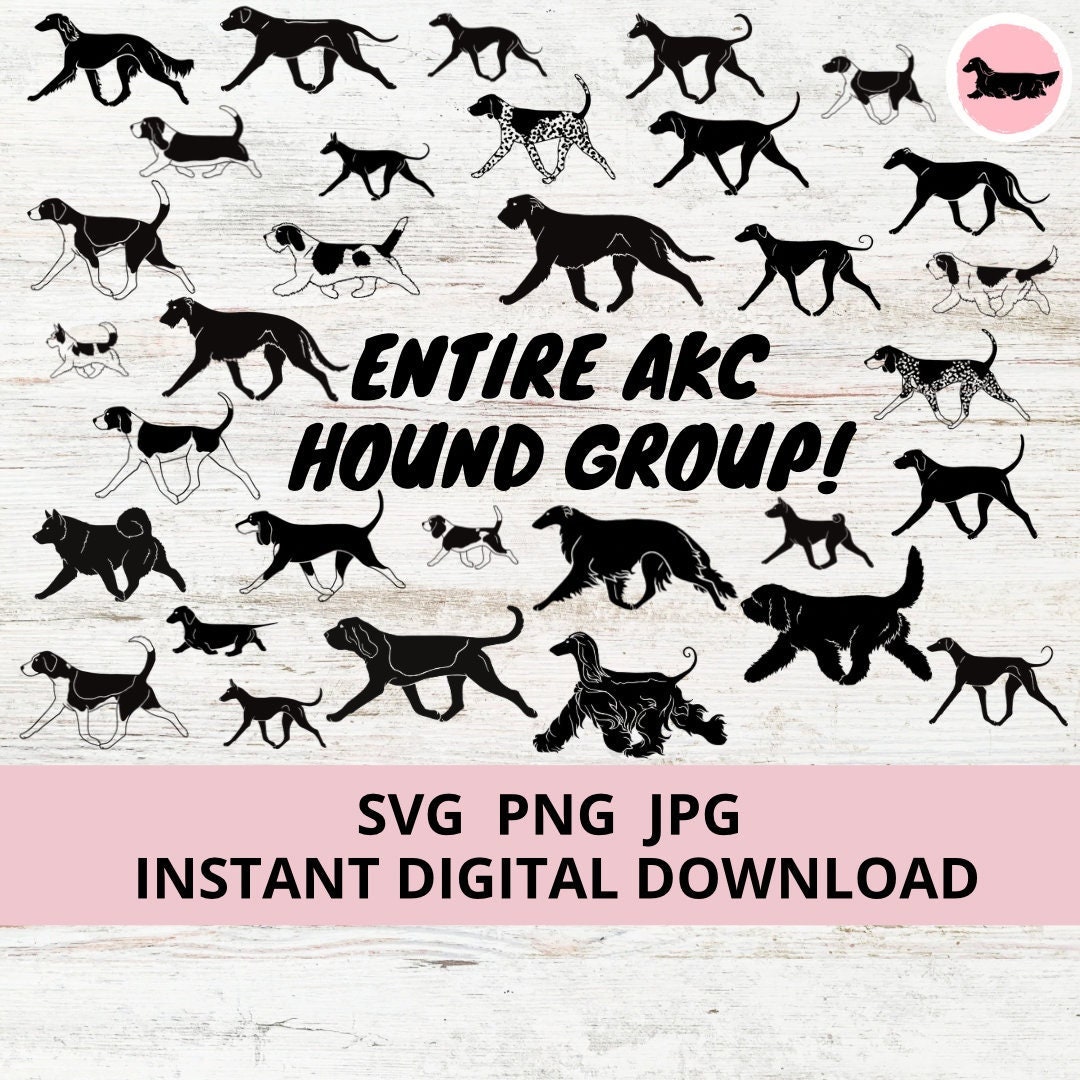 Hound Akc Groups Poster Types Of Hounds Hound Group: Dog Breeds
