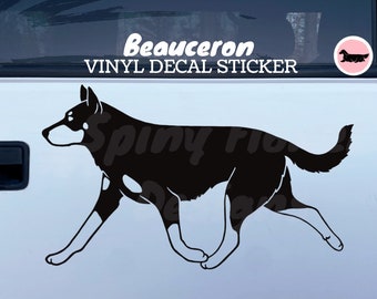 Beauceron Dog Vinyl Decal / Bumper Sticker