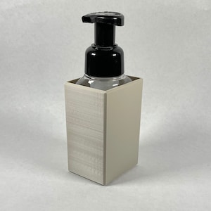 3D Printed Solid Pattern Soap Dispenser Sleeve for Bath and Body Works Brand Foaming Hand Soaps