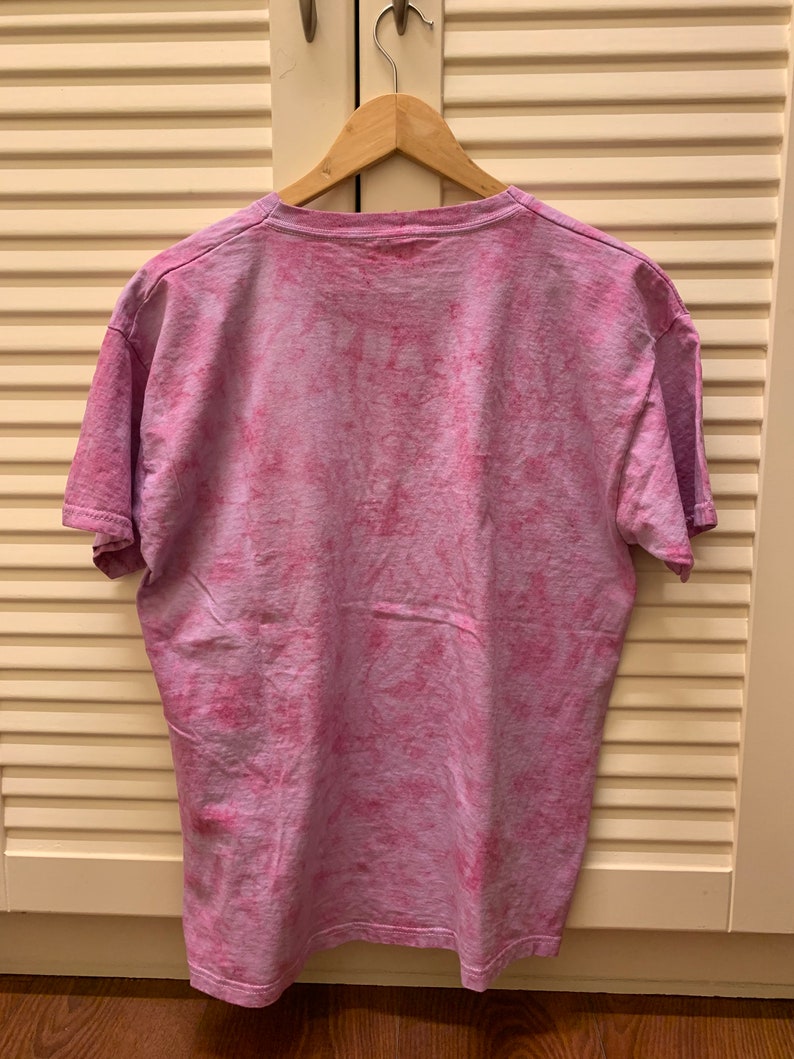 Hand Dyed Tie Dye T-Shirt Pink Scrunch | Etsy