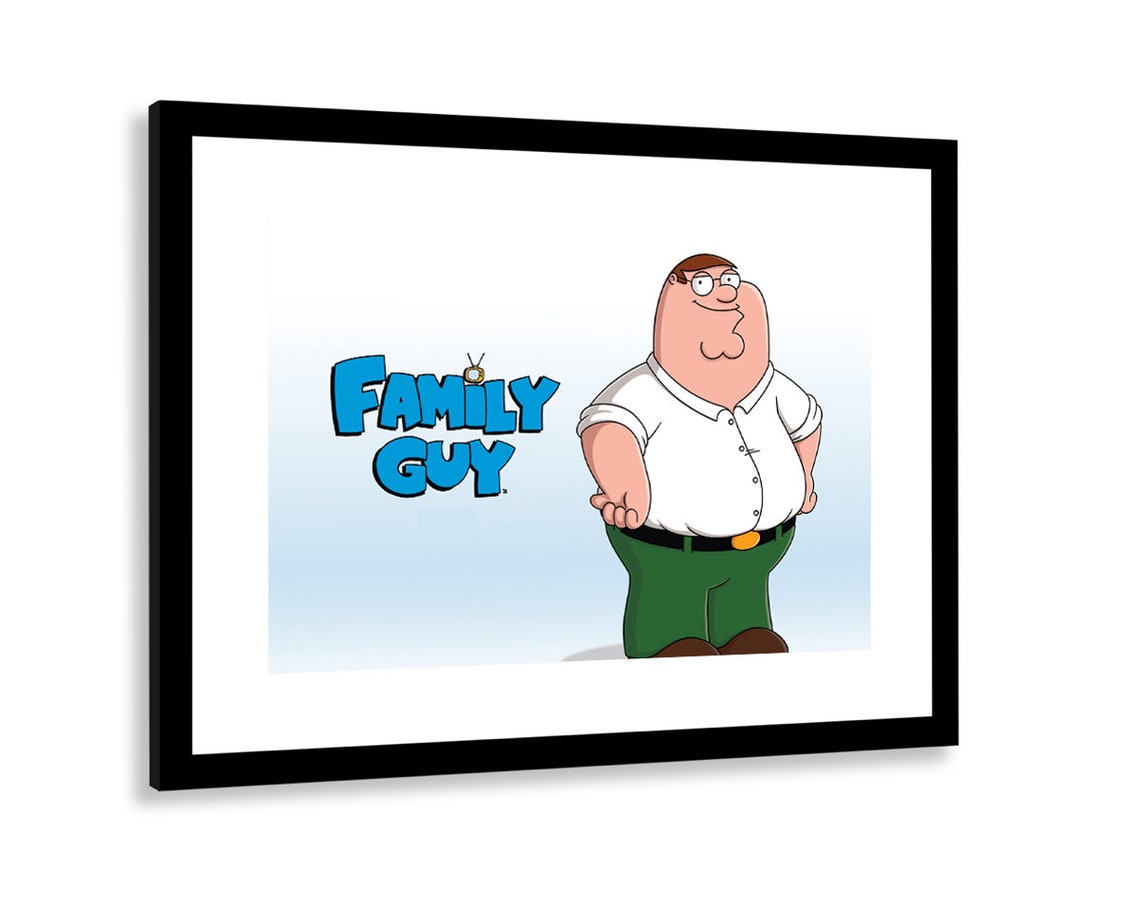 Family Guy Peter Griffin Picture Frame Wall Art Etsy
