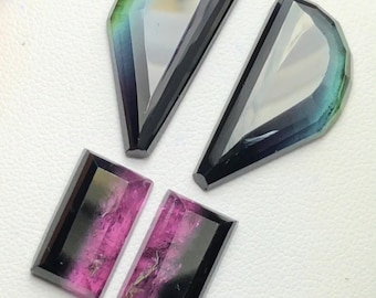 Amazing tourmaline rose cut