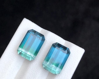 Unique Afghanistan Natural Tricolor Tourmaline Ethically Sourced