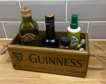 Rustic Storage Box With Rope Handles - Etsy UK