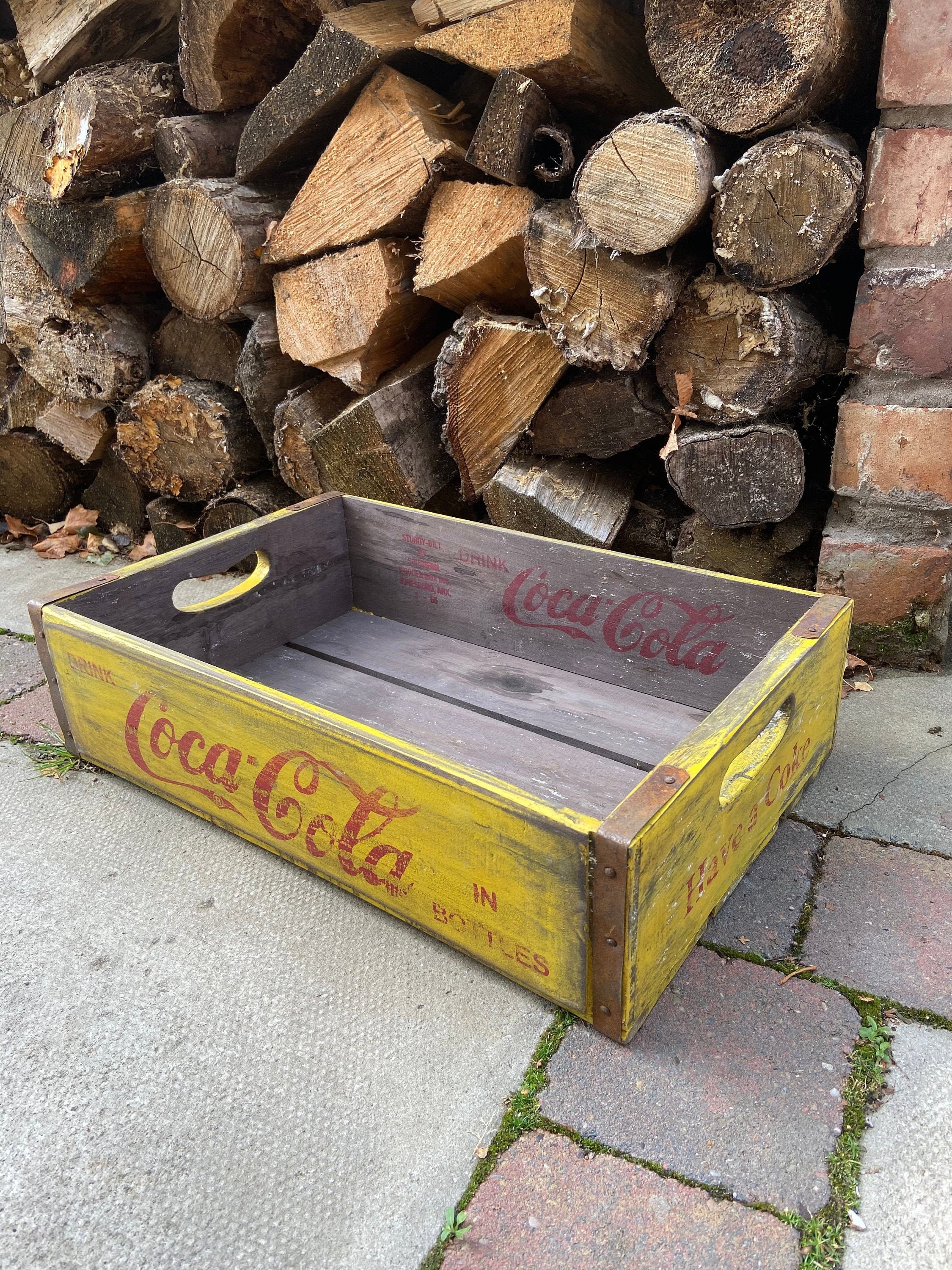 Wood coca cola crate - Etsy 日本 Wood coca cola crate - Etsy 日本