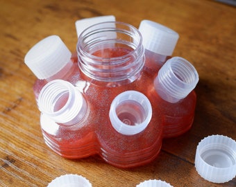 Angled Calligraphy Ink Pot Dinky Dip Holder Resin InkWheel with Dinky Dip Pots (Includes 6 x Small, 1 x Jumbo Pot)