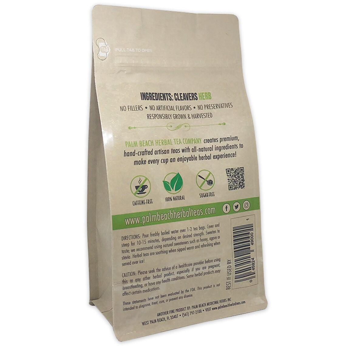 Cleavers Tea Pure Herbal Tea Series by Palm Beach Herbal Tea Etsy