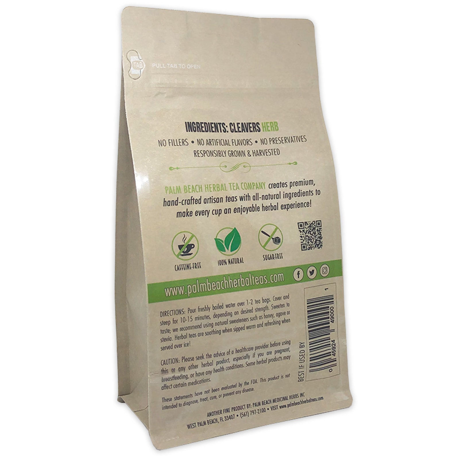 Cleavers Tea Pure Herbal Tea Series by Palm Beach Herbal Tea Etsy