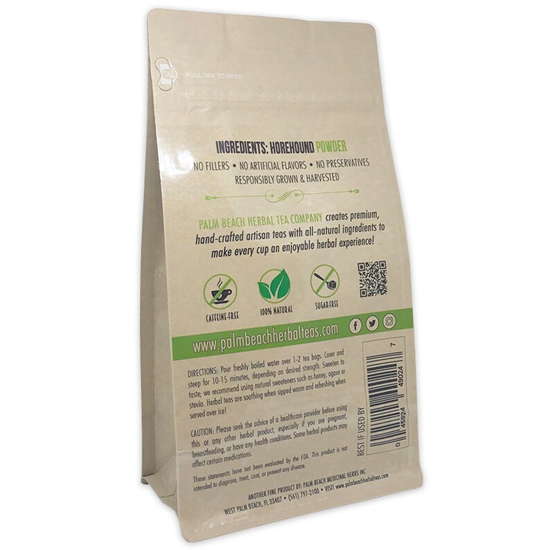 Horehound Tea Pure Herbal Tea Series by Palm Beach Herbal Etsy