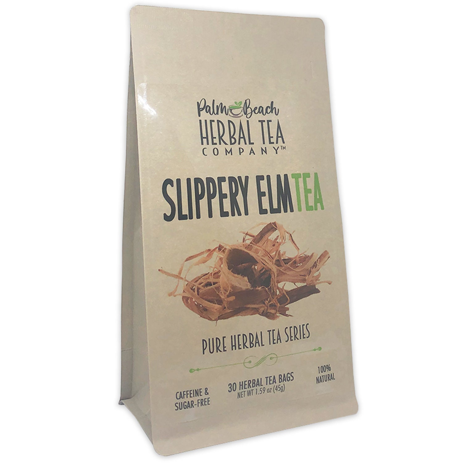 Slippery Elm Tea Pure Herbal Tea Series by Palm Beach Herbal Etsy