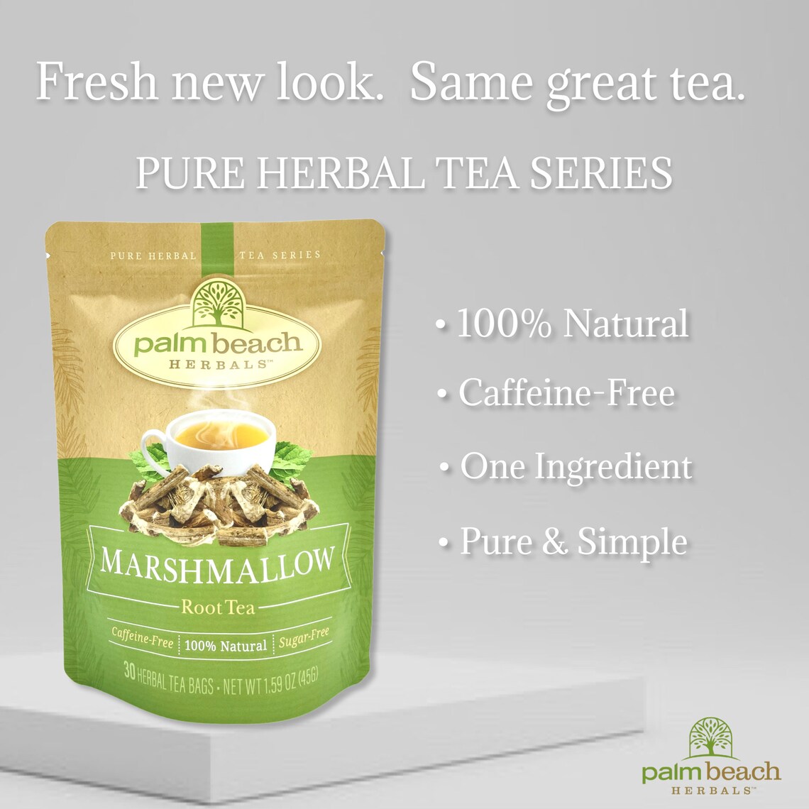 Marshmallow Root Tea Pure Herbal Tea Series by Palm Beach Herbals 30