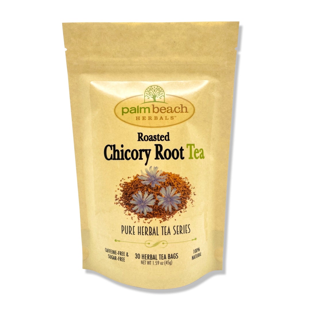 Roasted Chicory Root Tea - Pure Herbal Tea Series by Palm Beach Herbals ...