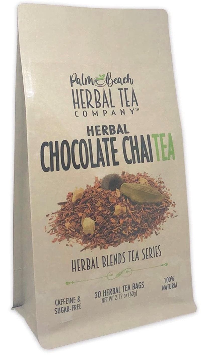 Herbal Chocolate Chai Tea Pure Herbal Tea Series by Palm Etsy