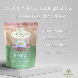 Essiac Tea Herbal Blends Tea Series by Palm Beach Herbals 30 Tea Bags 100% Natural image 4