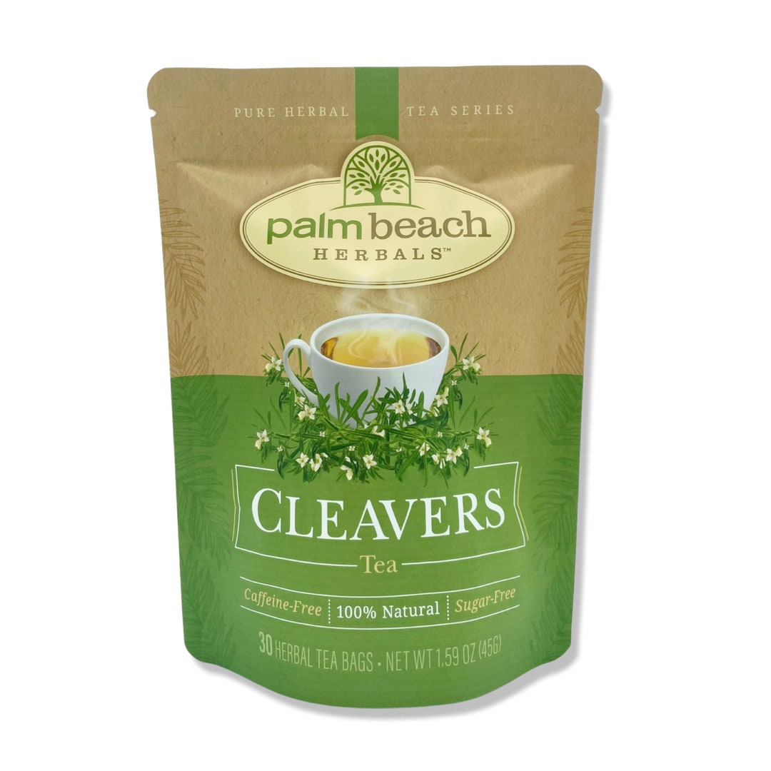 Cleavers Tea - Pure Herbal Tea Series by Palm Beach Herbals (30 Tea ...