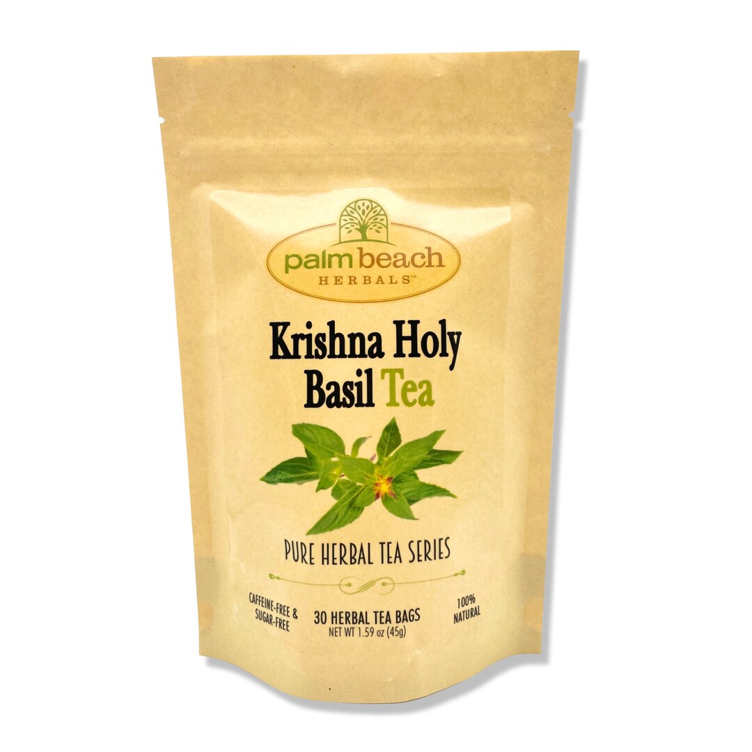 Krishna Holy Basil Tea Pure Herbal Tea Series by Palm Beach Herbals 30