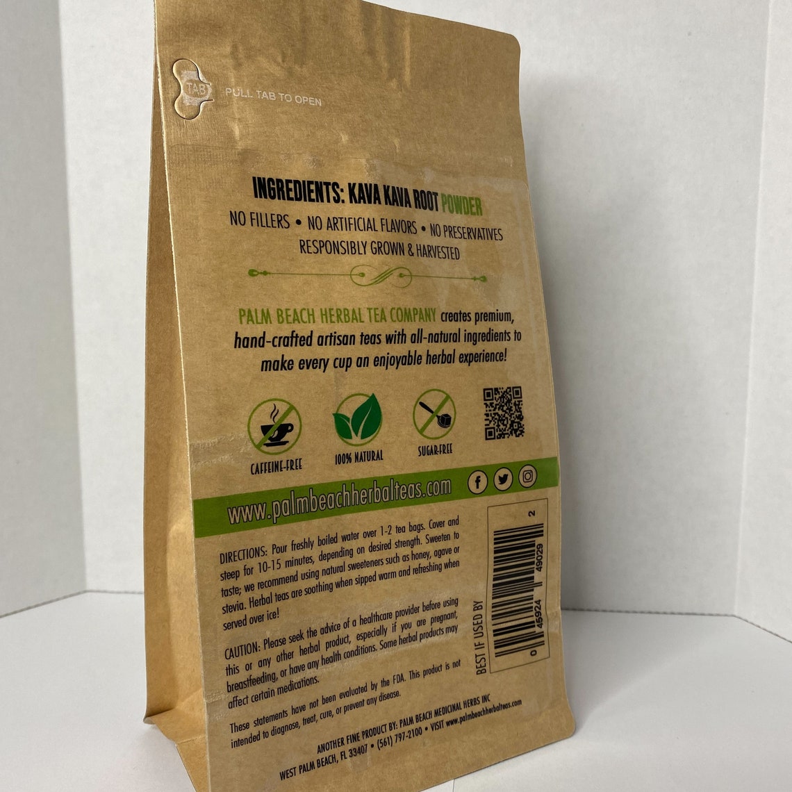Kava Kava Root Tea Pure Herbal Tea Series by Palm Beach Etsy