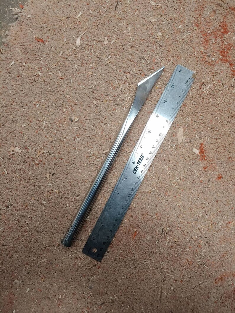 Skew chisel lathe knife. Russian style lathe knife half inch Etsy