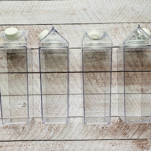 Custom Made Milk Carton Bottle Spill Proof
