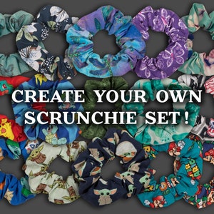 Scrunchie Sets | Scrunchie Packs, Scrunchies, Bridesmaid Gift, Christmas Scrunchie, Gift For Her, Gift for Women, Stocking Stuffer