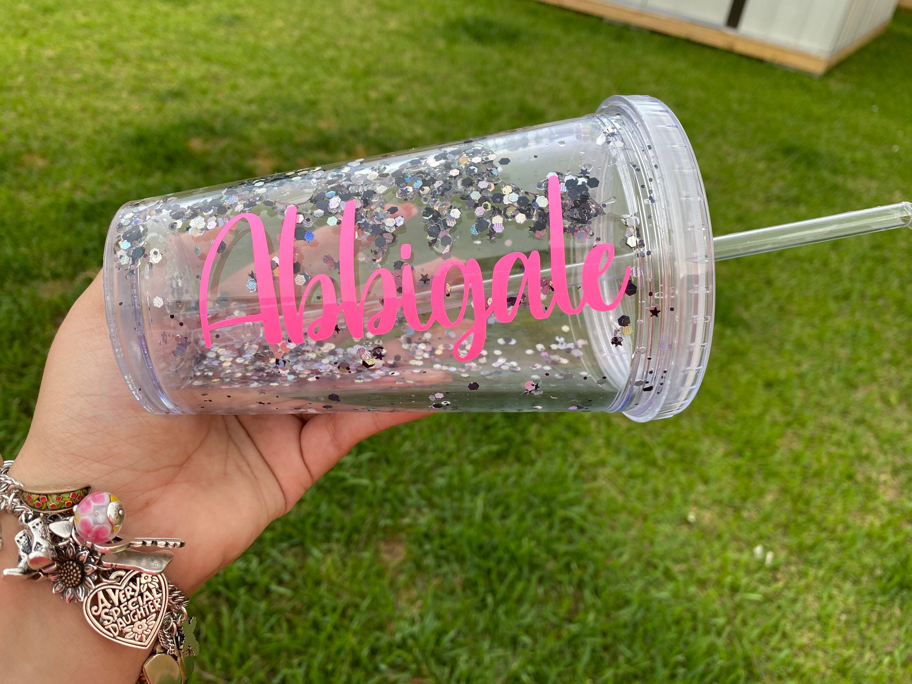 Snowglobe tumblers Etsy