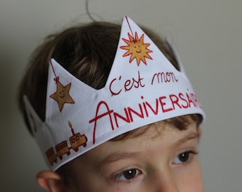 Couronne "C est mon anniversaire"