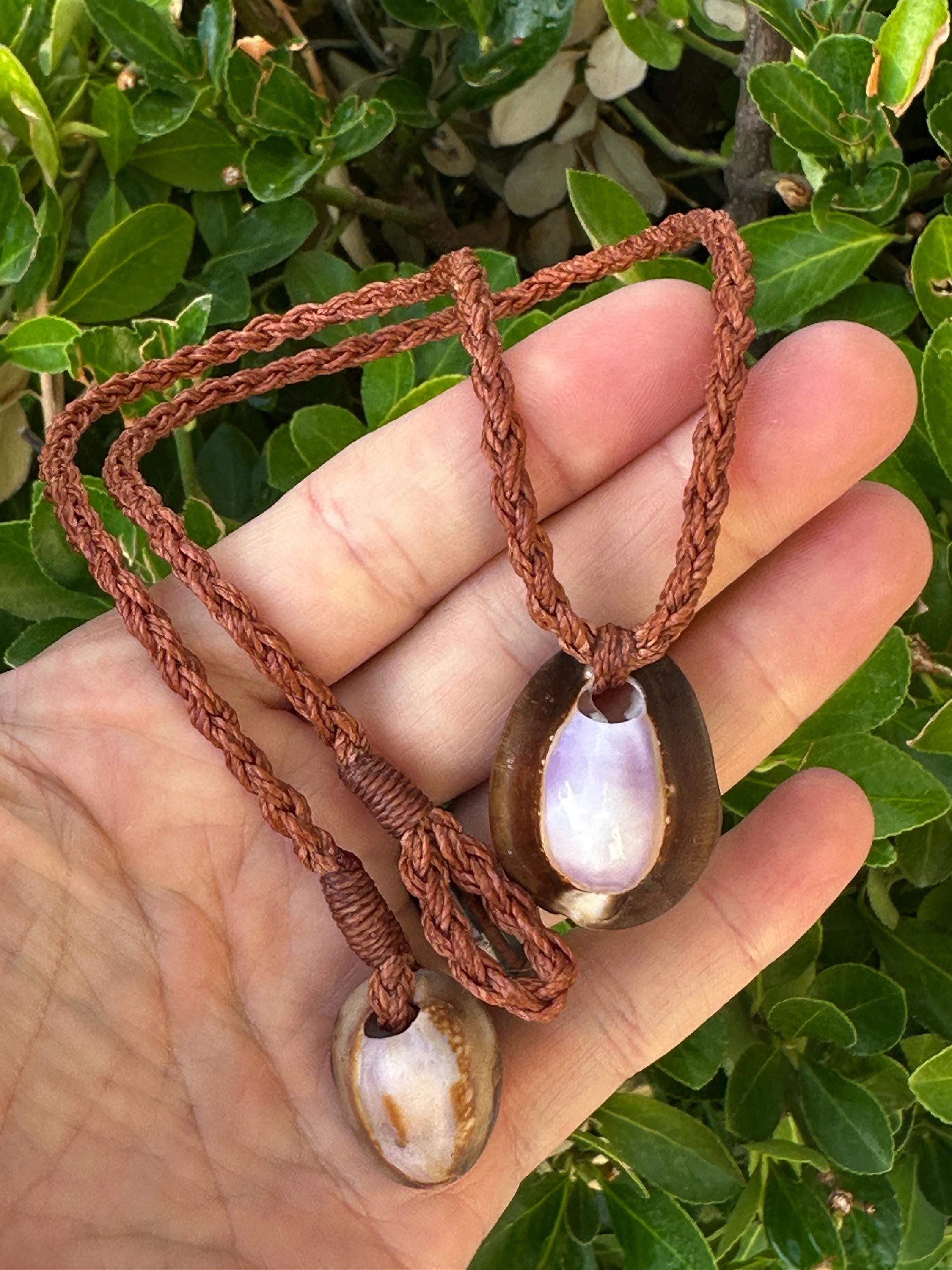 Women’s Purple Back Cowrie Shell Lei - Etsy