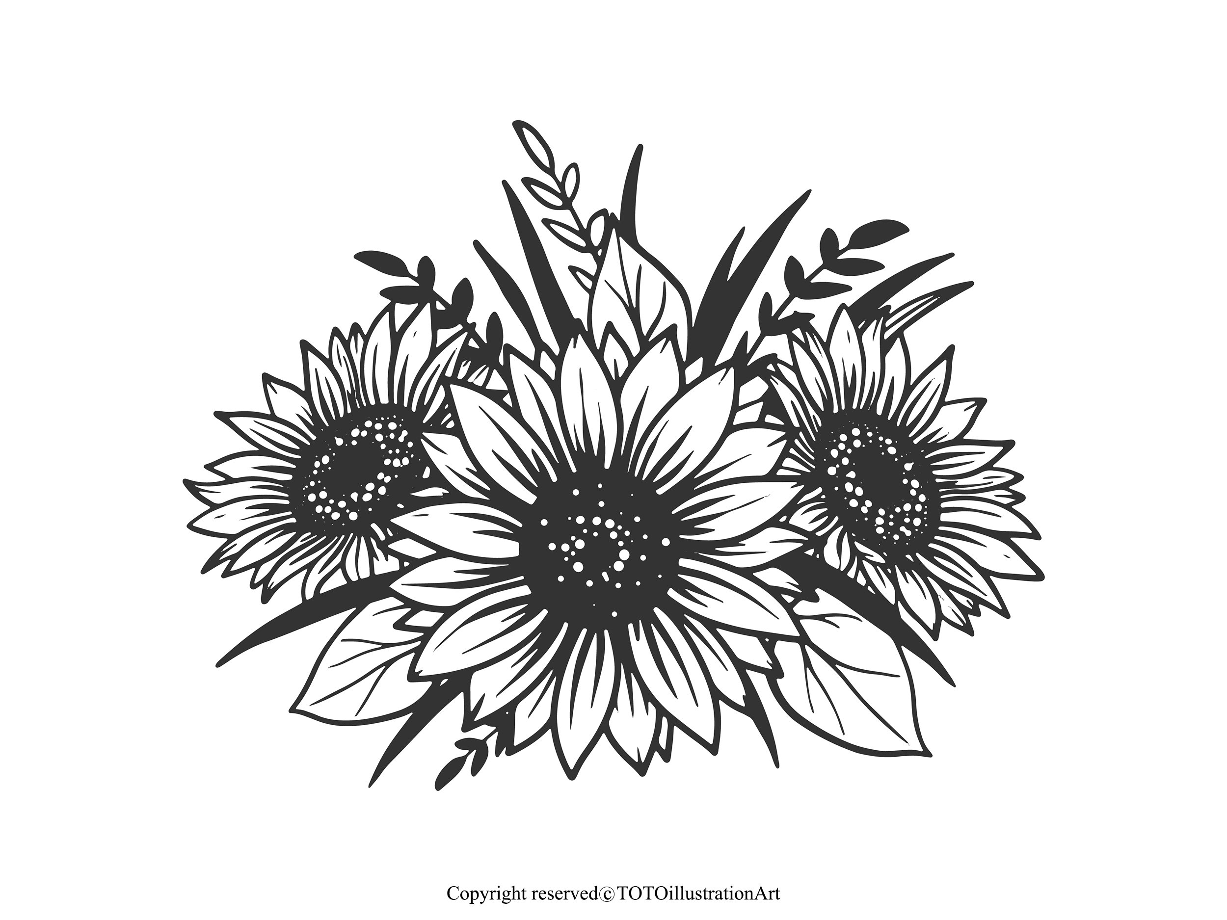 Sunflower Svg Sunflower Svg Files for Cricut Sunflower PNG Etsy