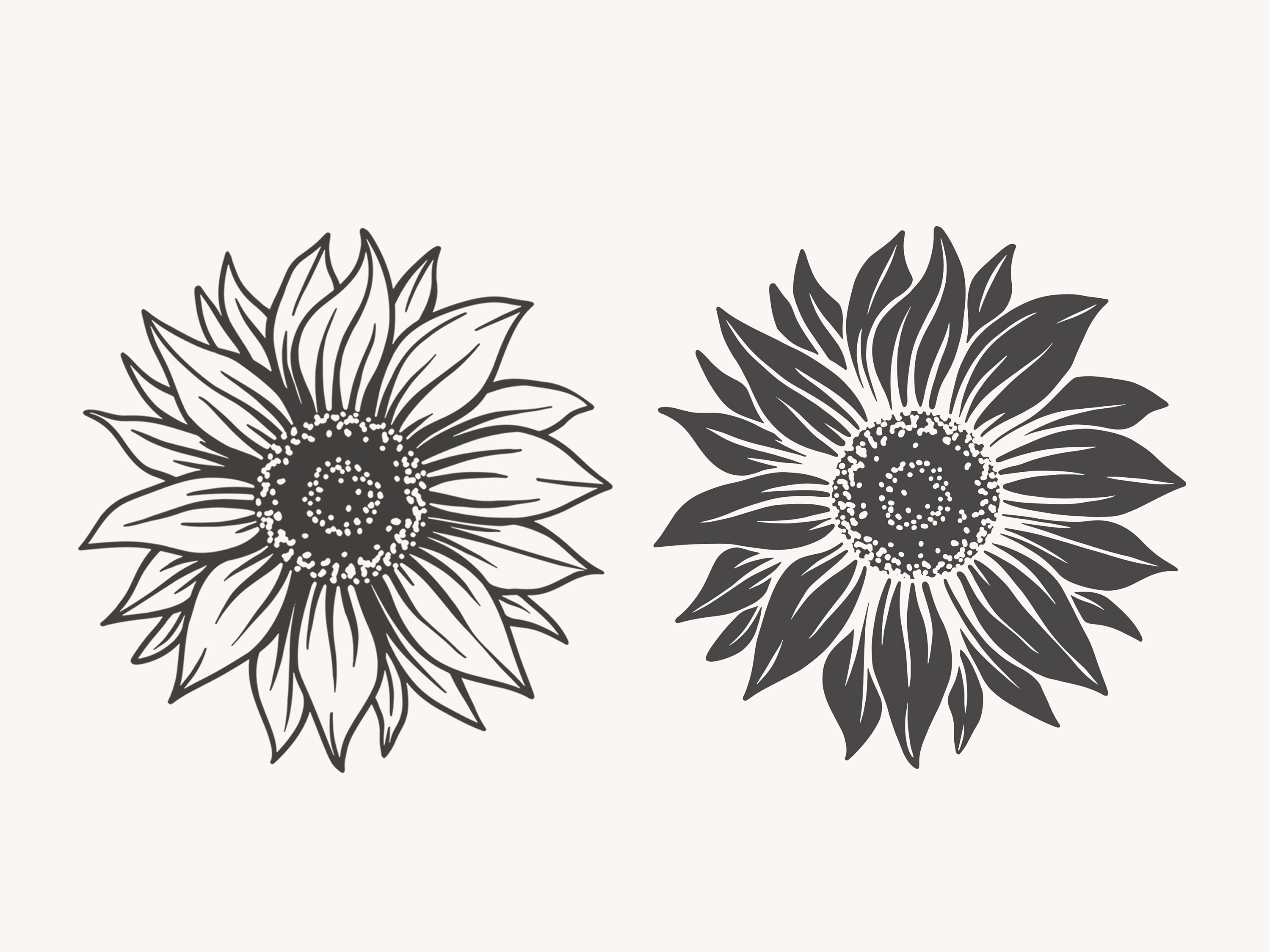 Sunflower Svg Cricut| Floral Svg| Sunflower Png| Sunflower Cut File ...