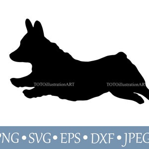 Corgis Geschenke Corgis SVG PNG DXF Hundeliebhaber Geschenk Cut File für Cricut Pembroke Welsh Corgis Hunderasse Portrait Corgis Cut File