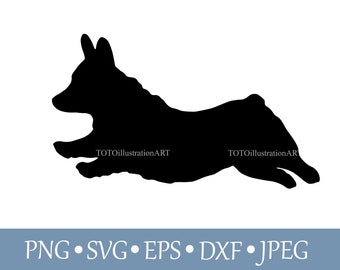 Corgi gifts Corgi SVG PNG DXF Dog lover gift Cut File for Cricut Pembroke Welsh Corgi Dog Breed Portrait Corgi Cut File