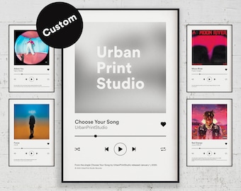 Custom Poster Print Your Photo Canvas Personalised Poster Home Wall Decor Gifts