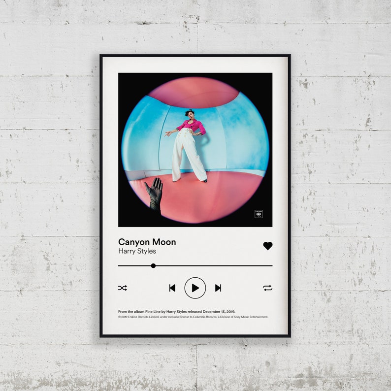 Choose Your Song Spotify Custom Album Cover Poster Print